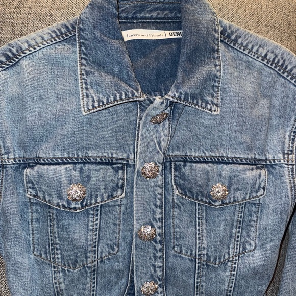 Lovers + Friends Blue Denim Dress - Picture 5 of 5